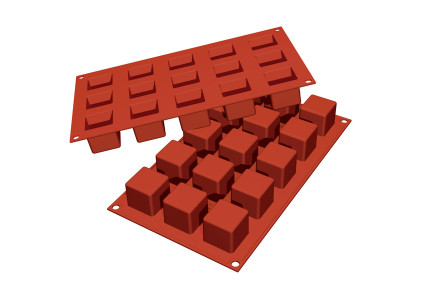 Moule silicone 15 mini-cubes Silicon Flex