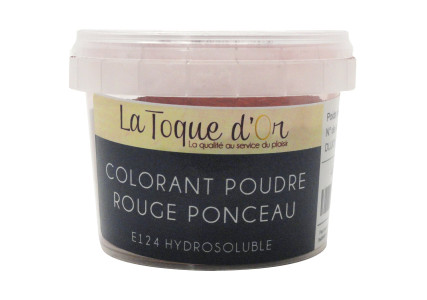 Colorant poudre rouge ponceau hydrosoluble