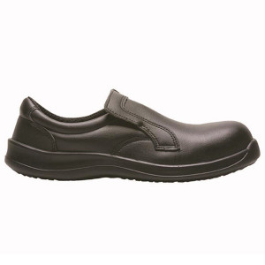 Chaussures de cuisine s&eacute;curit&eacute; noires Bristol