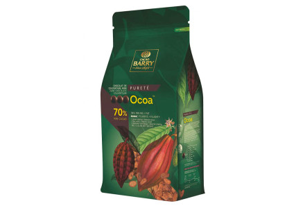 Chocolat de couverture noir Ocoa 70% Cacao Barry