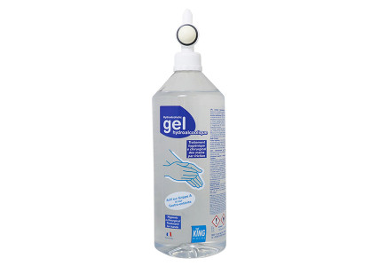 Recharge gel hydroalcoolique pour support distributeur