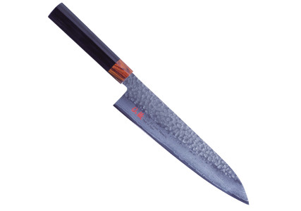Couteau de chef japonais damassé Seto - Suncraft