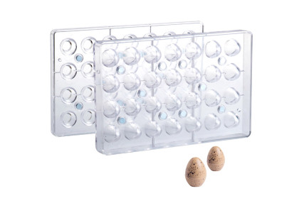 Moule à chocolat magnétique 3D 28 mini œufs - Martellato
