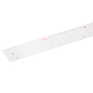 R&egrave;gle gradu&eacute;e plastique 64 cm