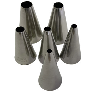 Set de douille &agrave; d&eacute;corer unie inox