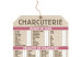 Panneau prix pour la charcuterie - Campagne