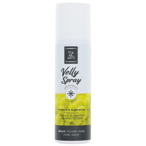 Colorant spray effet velours jaune