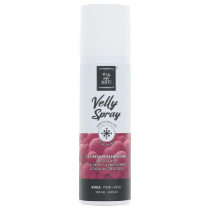 Colorant spray effet velours rose