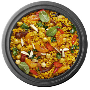 Plat &agrave; tajine en terre cuite &eacute;maill&eacute;e noire