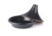 Plat à tajine en terre cuite émaillée noire