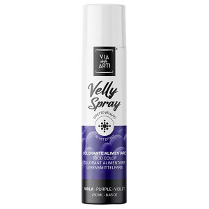 Colorant spray effet velours violet