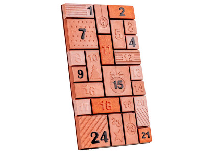 Moule tablette chocolat copolyester forme calendrier de l'avent - Martellato