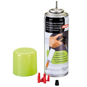 Cartouche de gaz butane pour chalumeau et briquet