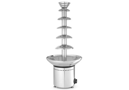 Fontaine à chocolat professionnelle tout inox 6 niveaux - Hendi