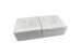Serviette cocktail ouate blanche 2 plis - 20x20 cm (x100)