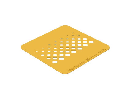 Pochoir silicone décors losanges (x2)
