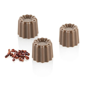 Moule &agrave; chocolat tritan 24 mini cannel&eacute;s - Silikomart