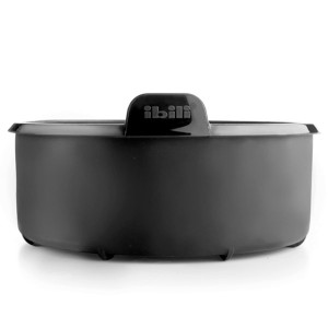 Moule silicone rond sp&eacute;cial air fryer avec anses - Ibili