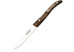 Couteau à steak manche bois marron lame microdentée French - Tramontina