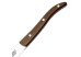 Couteau à steak manche bois marron lame lisse French - Tramontina