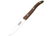Couteau à steak manche bois marron lame lisse French - Tramontina