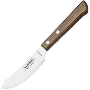 Couteau &agrave; pizza manche bois marron - Tramontina