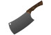Couperet manche bois lame noire Black Churrasco - Tramontina