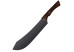 Couteau à viande courbé manche bois lame noire Black Churrasco - Tramontina