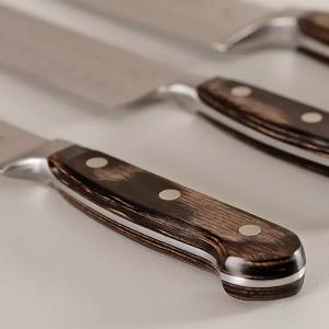 Couteau &agrave; pain forg&eacute; manche bois Century Technobois - Tramontina