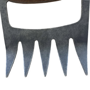 Griffe ours manche bois dents noires Black Churrasco - Tramontina