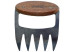 Griffe ours manche bois dents noires Black Churrasco - Tramontina
