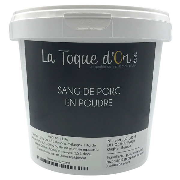 Sang de porc en poudre - DDM Courte