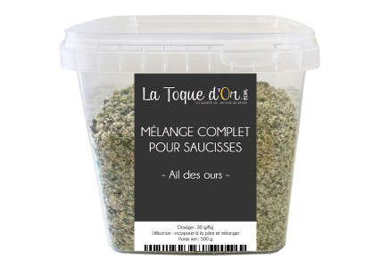Mélange complet pour saucisses ail des ours
