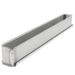 Moule &agrave; mini p&acirc;t&eacute; en croute d&eacute;montable en inox perfor&eacute;