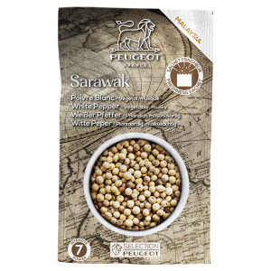 Boite de 4 sachets fraicheur de poivre blanc Sarawak - Peugeot