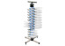 Support porte assiettes garnies en aluminium - 48 assiettes