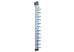 Support porte assiettes garnies mural en aluminium
