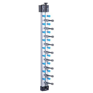 Support porte assiettes garnies mural en aluminium