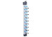 Support porte assiettes garnies mural en aluminium