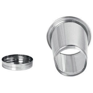 Mug en verre double paroi avec infuseur 400 ml Verbena - Cristel