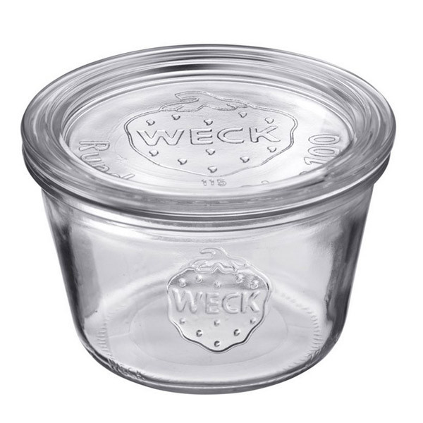 Bocaux avec couvercle verre 250 ml (x6)