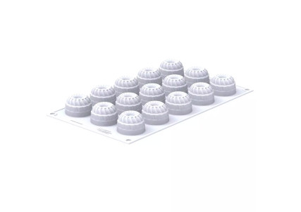 Moule silicone 15 ronds Pleincoeur 40 mm - Silikomart