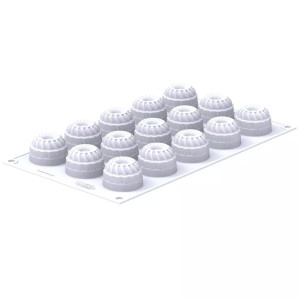 Moule silicone 15 ronds Pleincoeur 40 mm - Silikomart