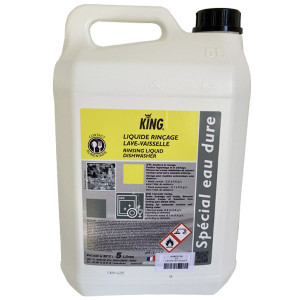Liquide de rin&ccedil;age toutes eaux pour lave vaisselle 5L - King