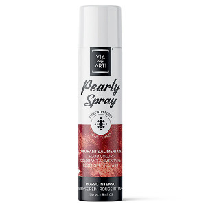 Colorant spray effet m&eacute;tallis&eacute; rouge
