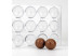 Moule à chocolat copolyester 15 demi balles de golf - Martellato