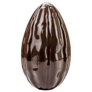 Moule &agrave; chocolat copolyester 2 demi cabosses cacao - Martellato