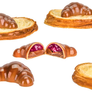 Moule &agrave; chocolat copolyester 16 croissants - Martellato