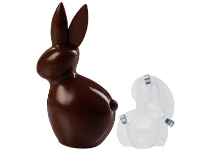 Moule à chocolat 3D à pinces forme lapin Bunny - Martellato