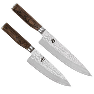 Couteau de chef damass&eacute; martel&eacute; Shun Premier Tim M&auml;lzer - Ka&iuml;